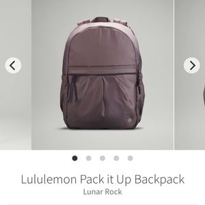 lululemon Pack it Up Backpack